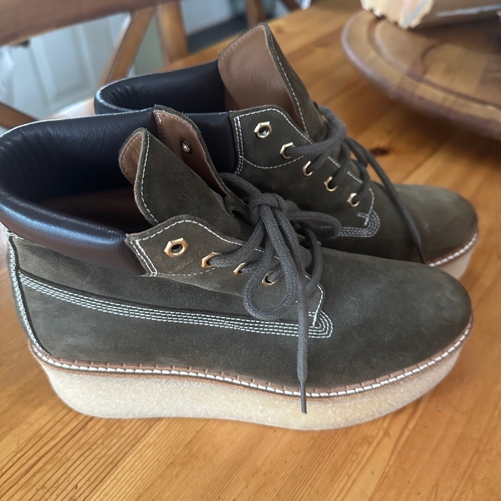 Flamingo ankle suede Platform boots 391/2 women